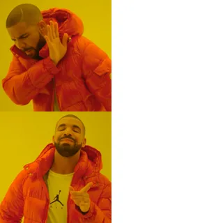 Drake Hotline Bling blank meme template